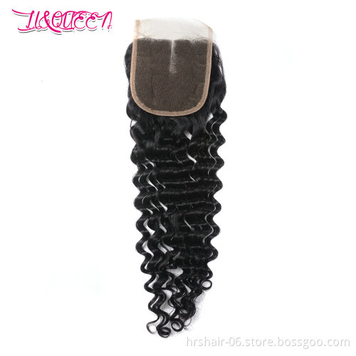 factory price weaves  European raw remy hair natural black 1b-30 body wave 4x4 closure